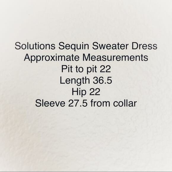 Sequin Sweater Dress Alpine Fair Isle Winter Holiday Solutions Chunky sz S - Picture 5 of 10